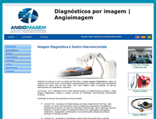 Tablet Screenshot of angioimagem.com.br
